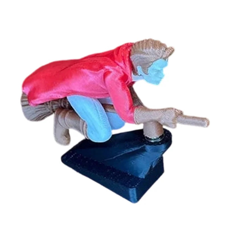 Flying Wizard Dashboard Ornament Dynamic Car Decor