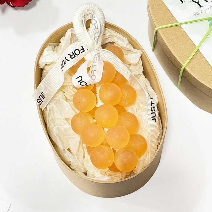 Crystal Grape Soap String – Handmade Moisturizing Grape-Shaped Soap for Bathroom Décor &amp; Daily Cleansing