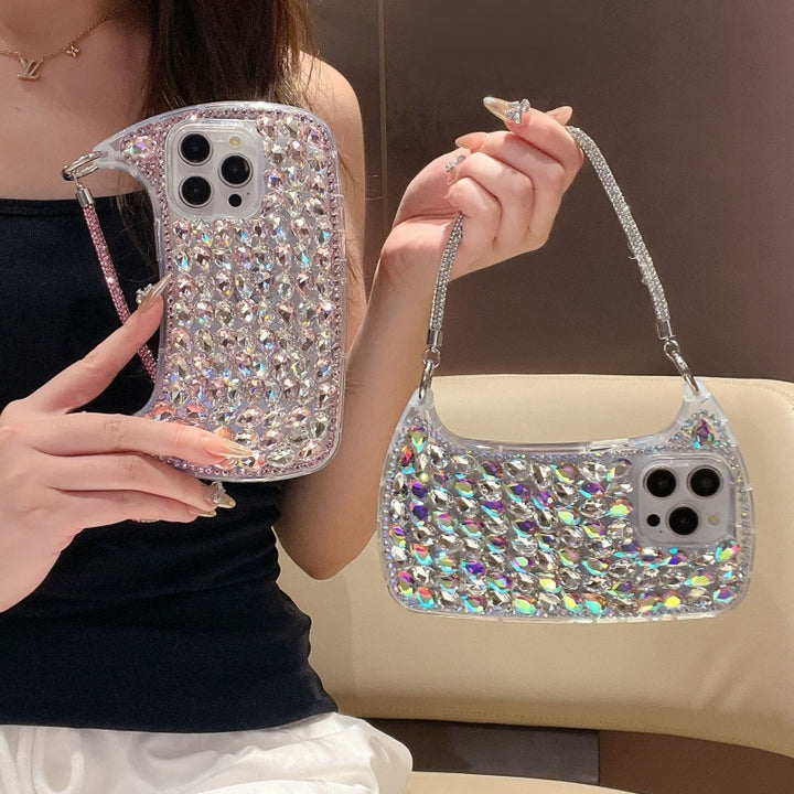 Diamond Encrusted Phone Case Handbag Summer Set