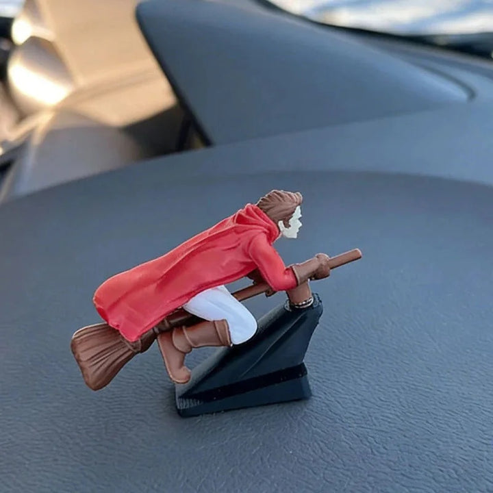 Flying Wizard Dashboard Ornament Dynamic Car Decor