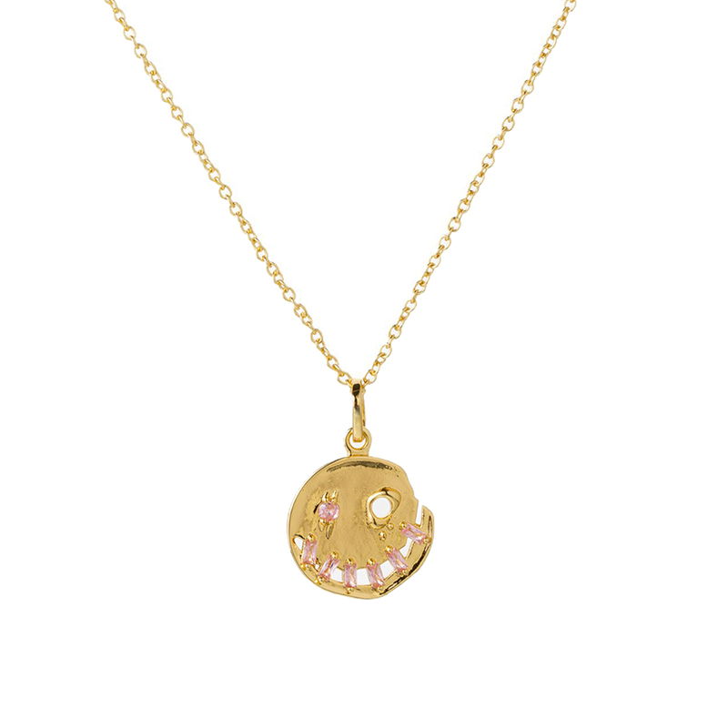 Birthstone Pumpkin Halloween Necklace