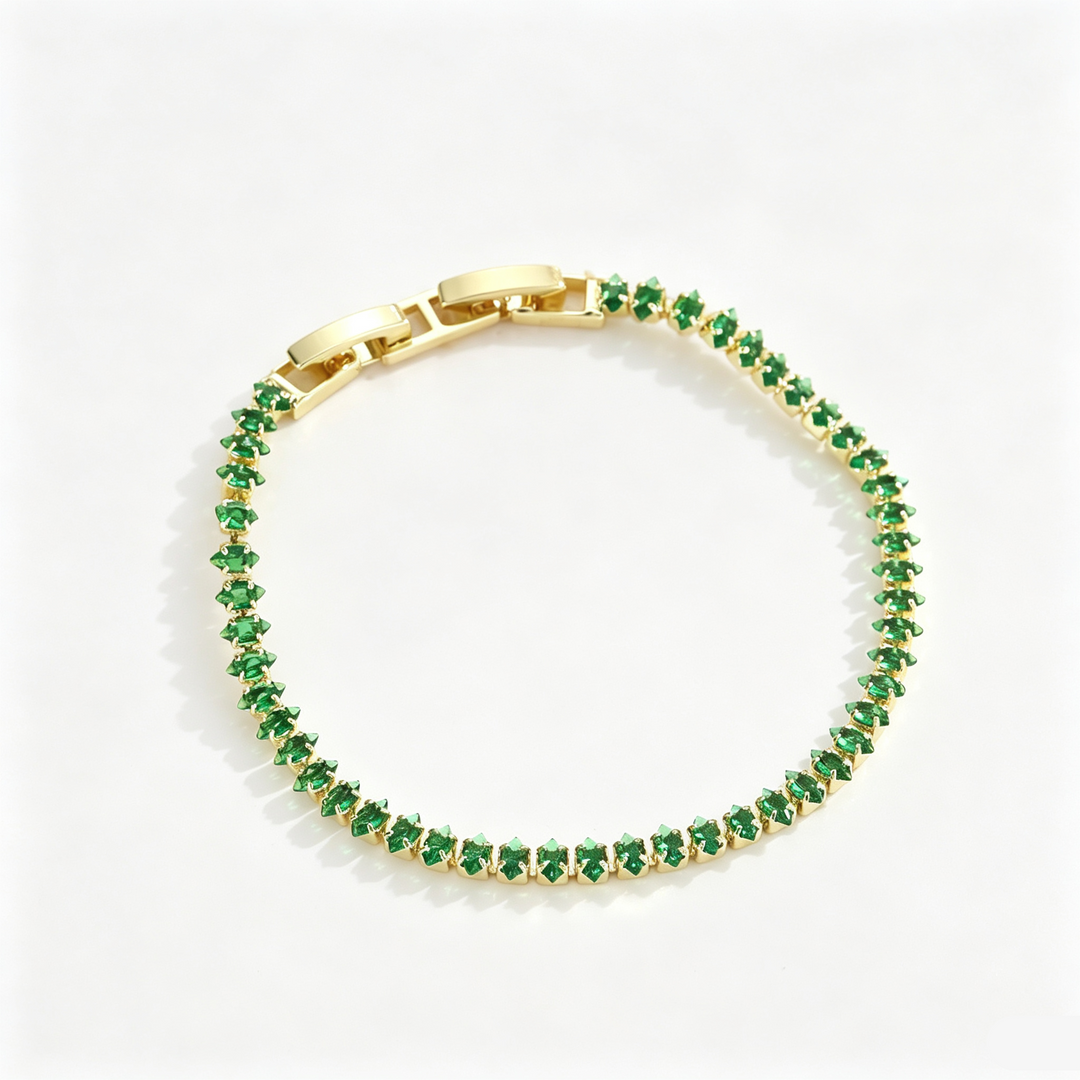 Multicolor Marquise Cut Zircon Bracelet