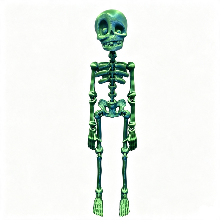 Articulated Skeleton Halloween Fridge Magnet