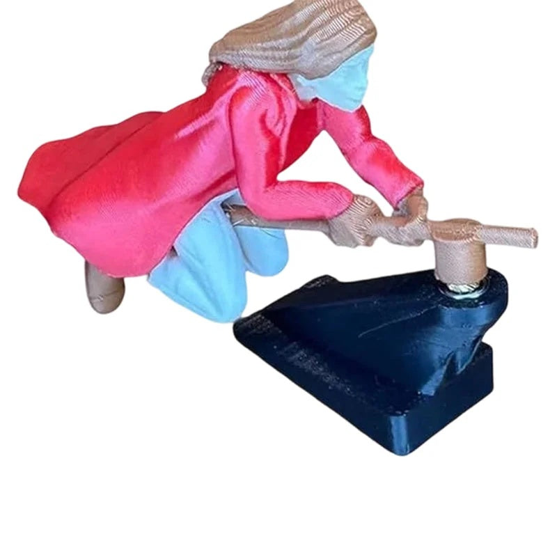 Flying Wizard Dashboard Ornament Dynamic Car Decor