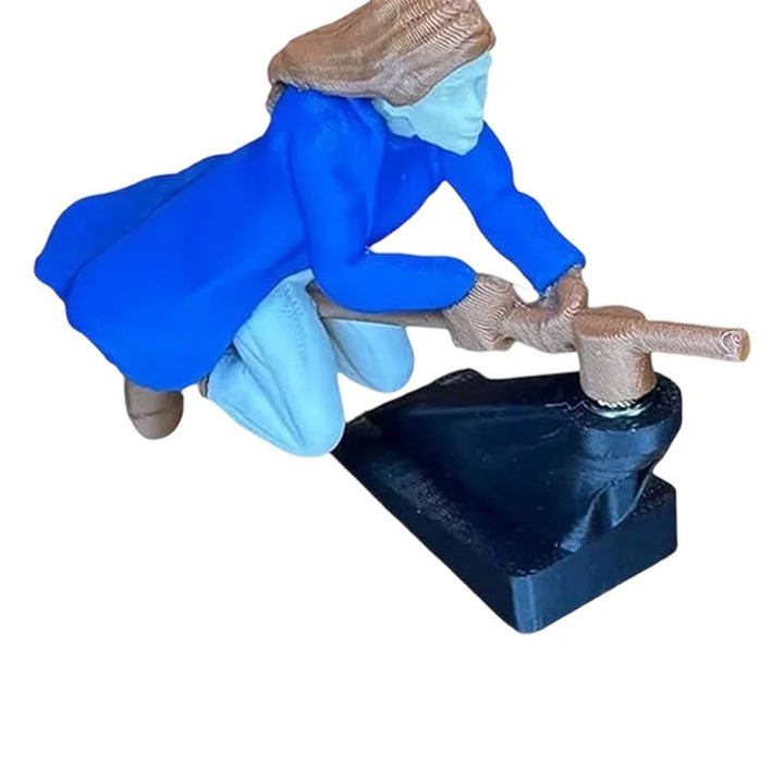 Flying Wizard Dashboard Ornament Dynamic Car Decor