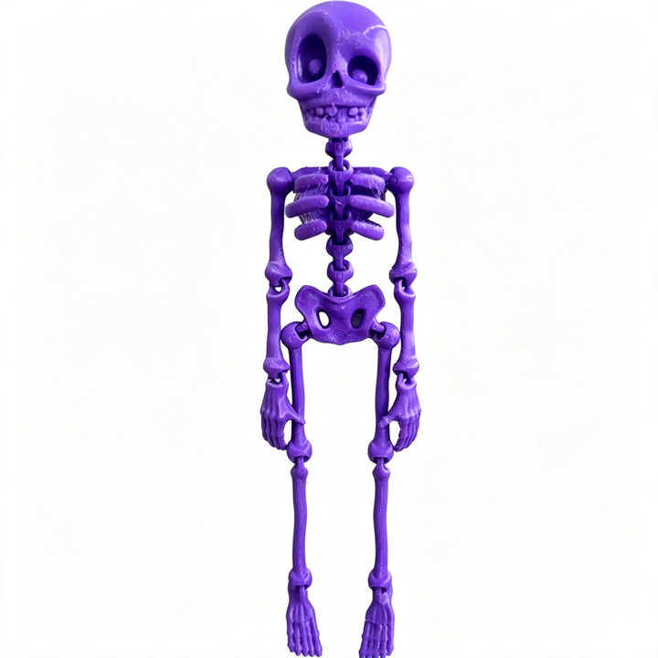 Articulated Skeleton Halloween Fridge Magnet