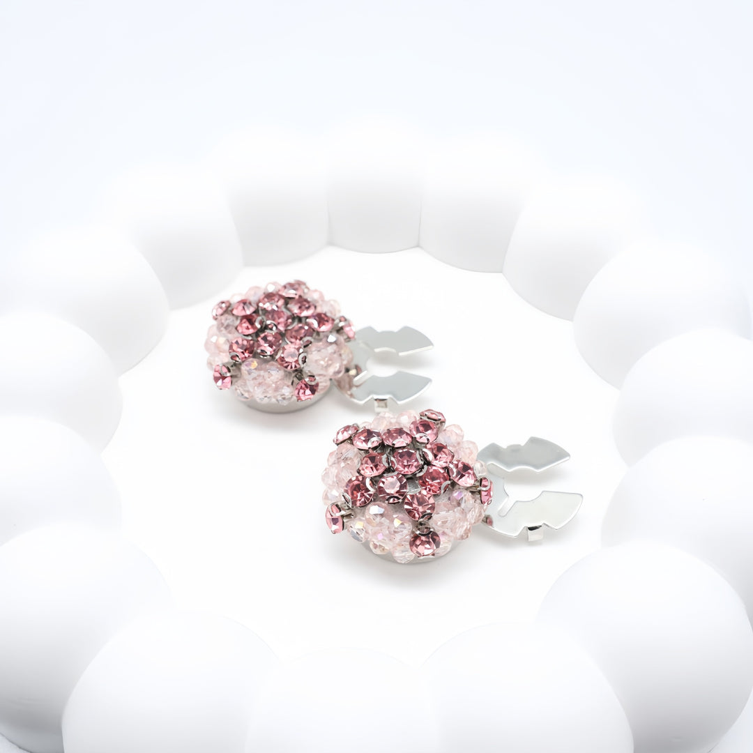 Chic Zircon Decorative Clip On Button Covers