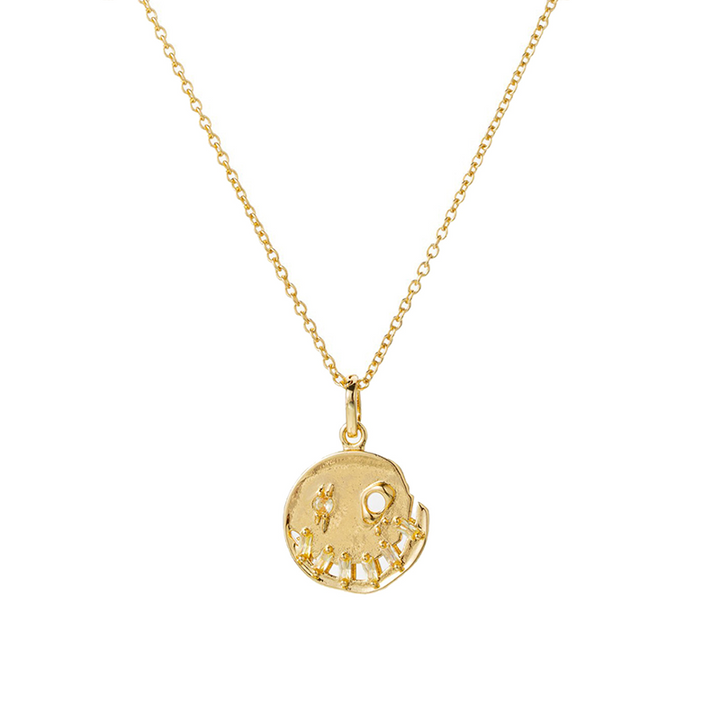 Birthstone Pumpkin Halloween Necklace