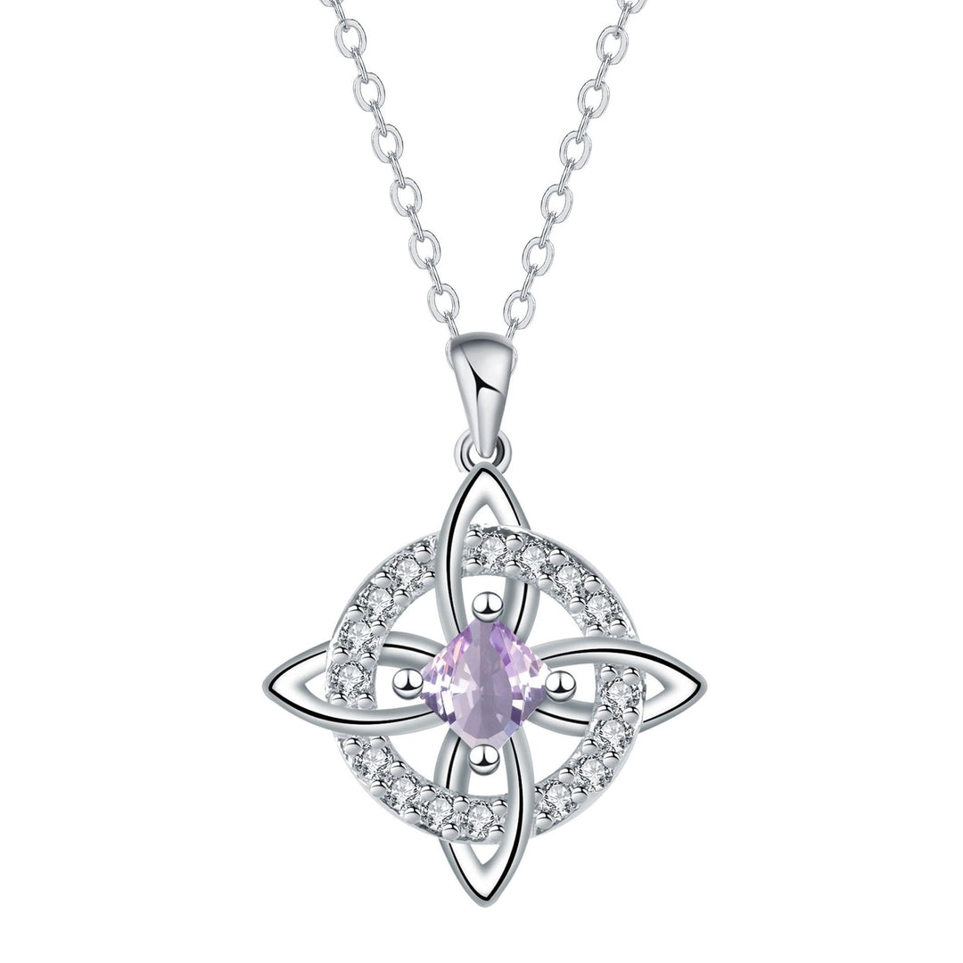 Celtic Knot Birthstone Necklace