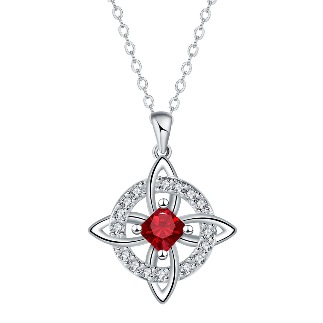 Celtic Knot Birthstone Necklace