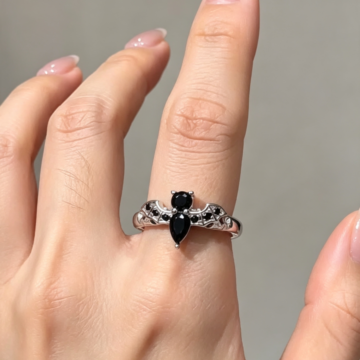 Halloween Midnight Bat Ring