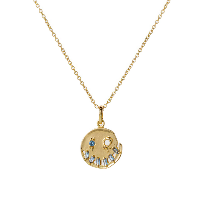 Birthstone Pumpkin Halloween Necklace
