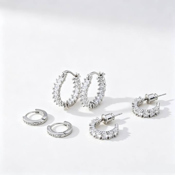 Mix Match Hoop Earring Set