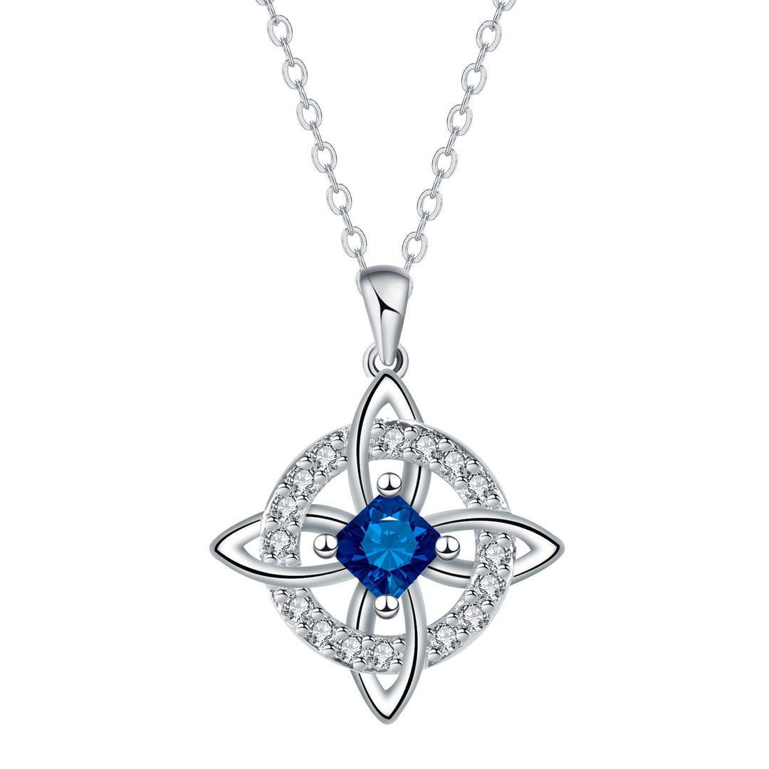 Celtic Knot Birthstone Necklace