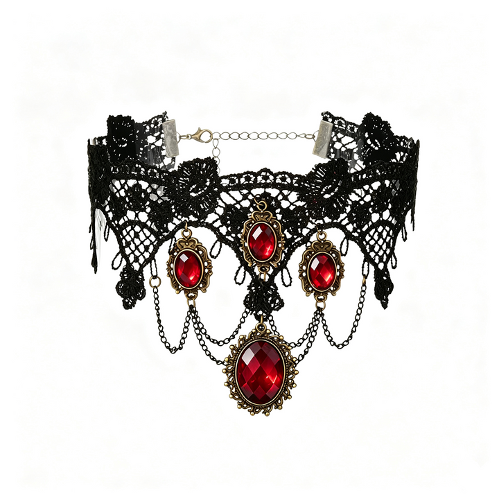 Spooky Halloween Lace Gem Jewelry Kit