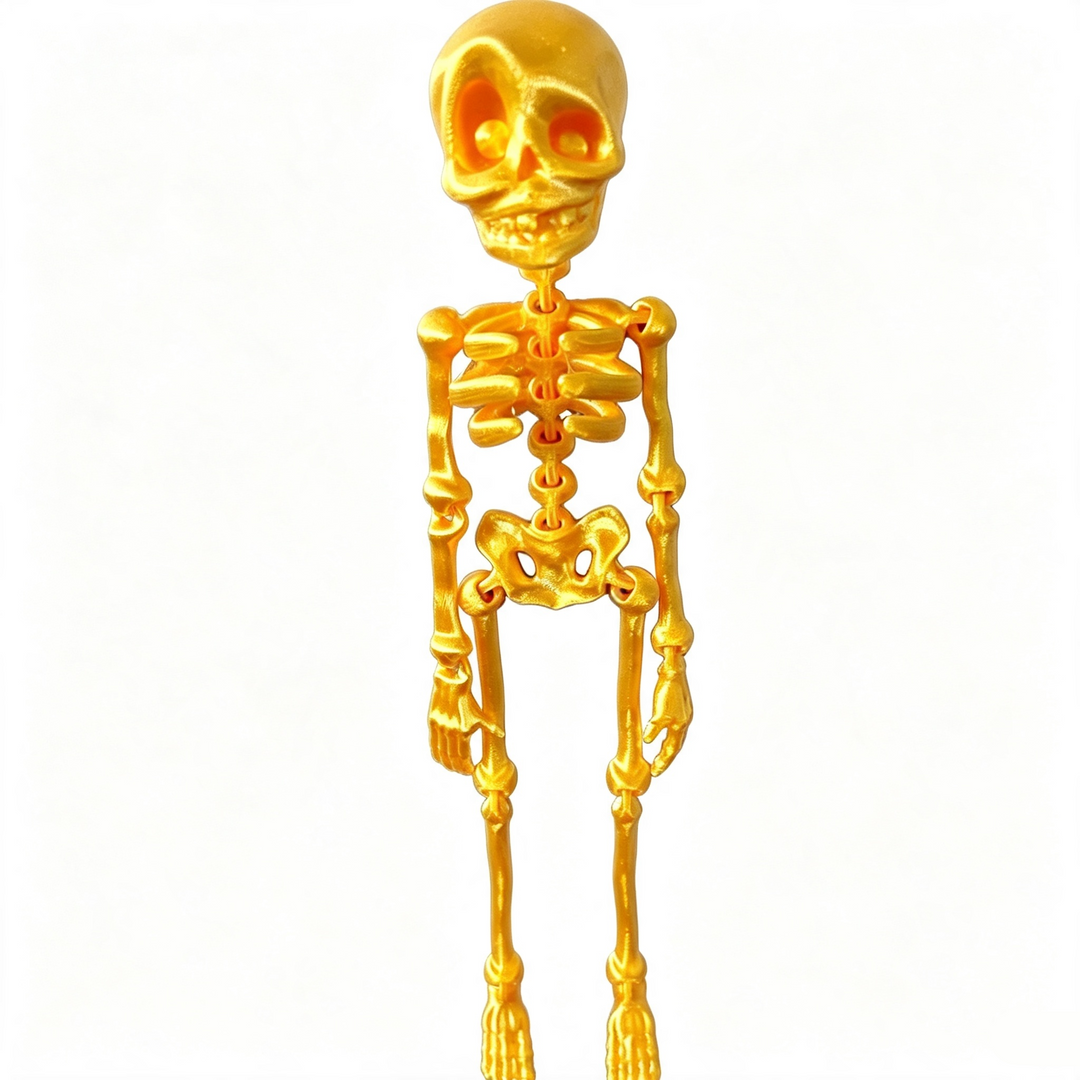 Articulated Skeleton Halloween Fridge Magnet