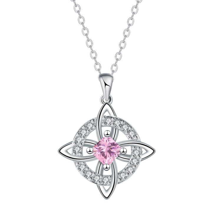 Celtic Knot Birthstone Necklace