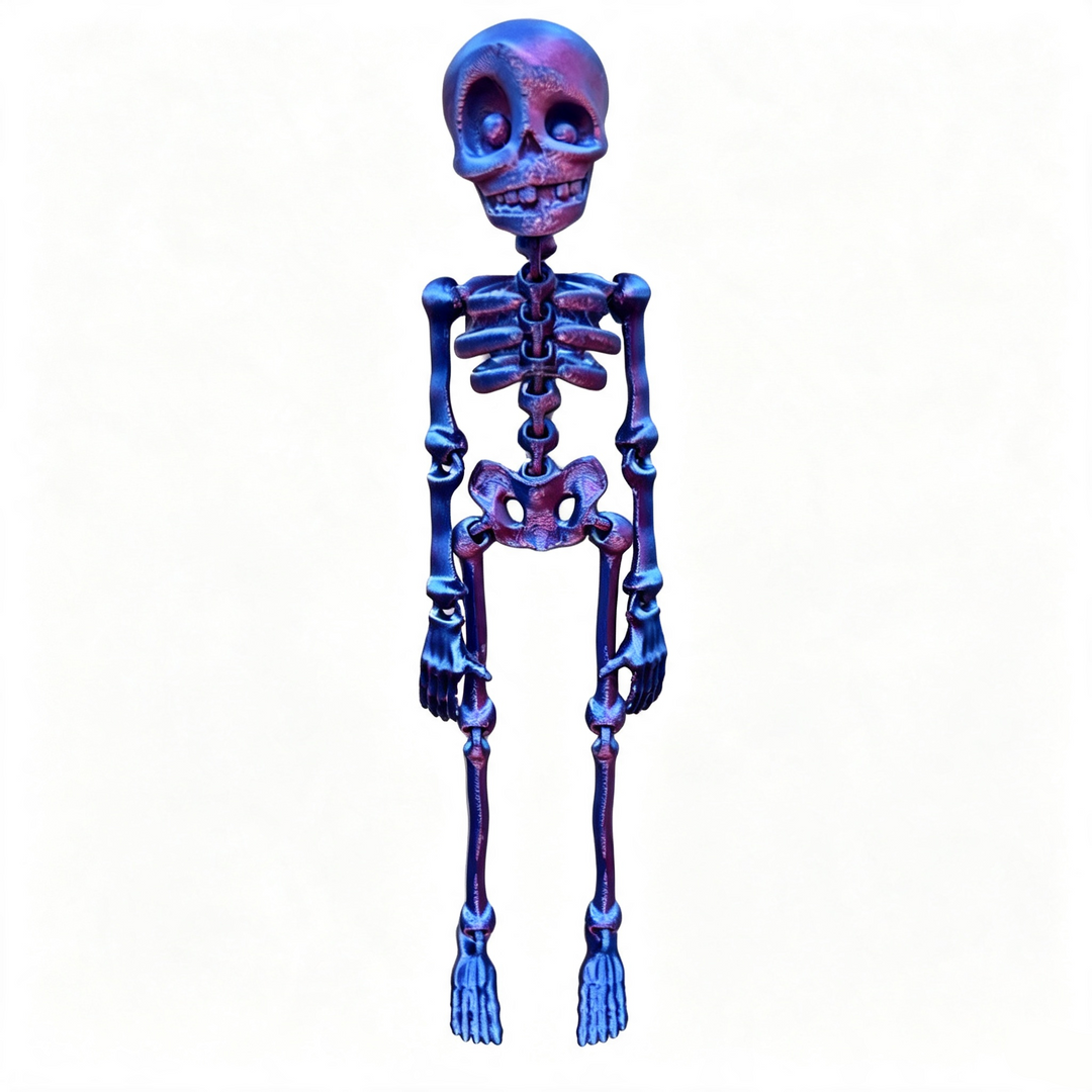 Articulated Skeleton Halloween Fridge Magnet