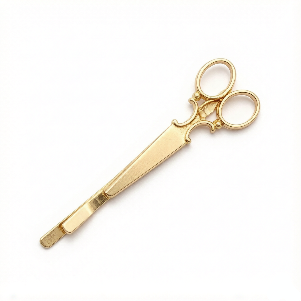 Creative Mini Scissors Shaped Decor Hair Barrette