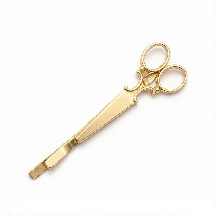 Creative Mini Scissors Shaped Decor Hair Barrette