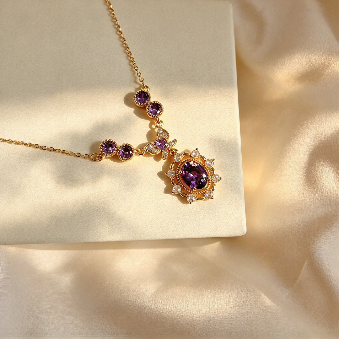 Violet Butterfly Jewelry Collection