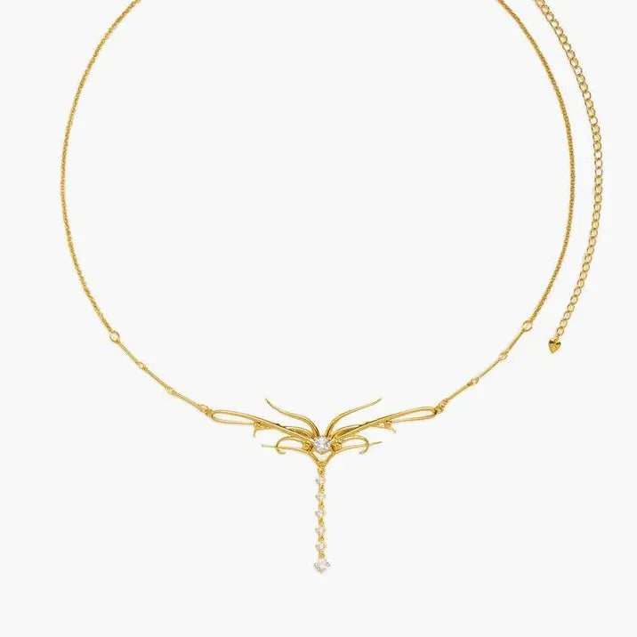 Butterfly Wing Zircon Waist Chain