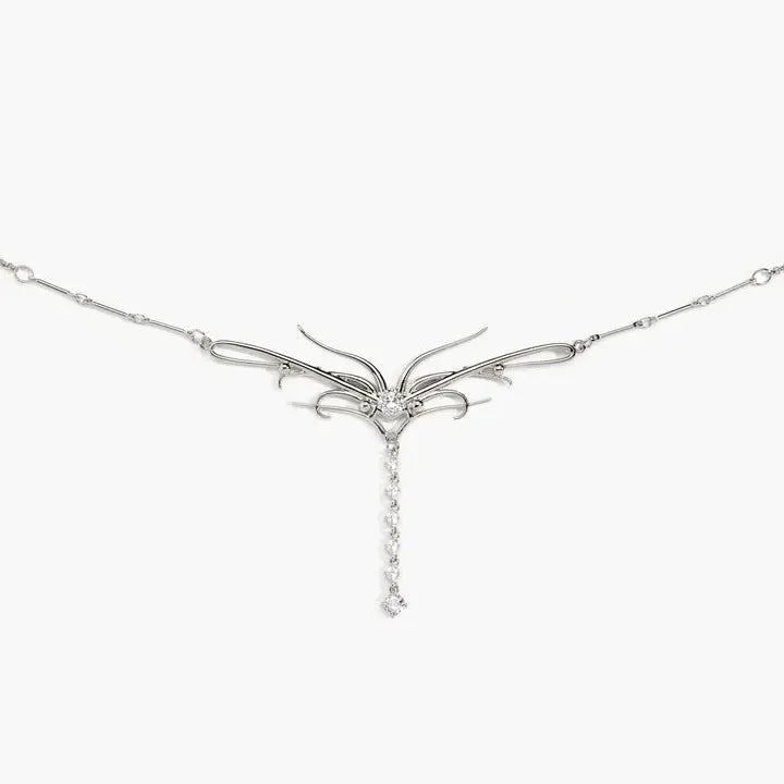 Butterfly Wing Zircon Waist Chain