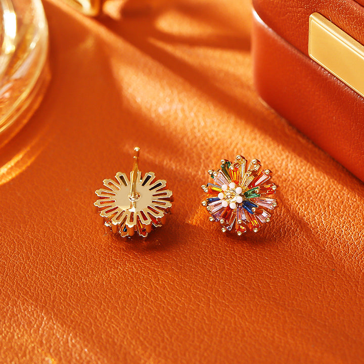 Rainbow Daisy Fireworks Sparkling Jewelry Collection