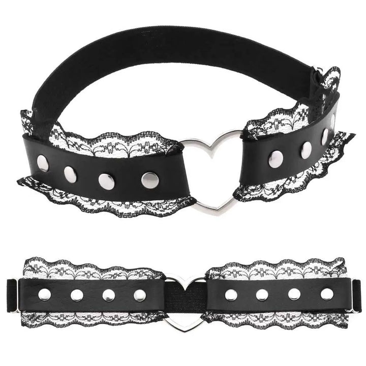 Heart Lace Thigh Garter Club Daily Accessory