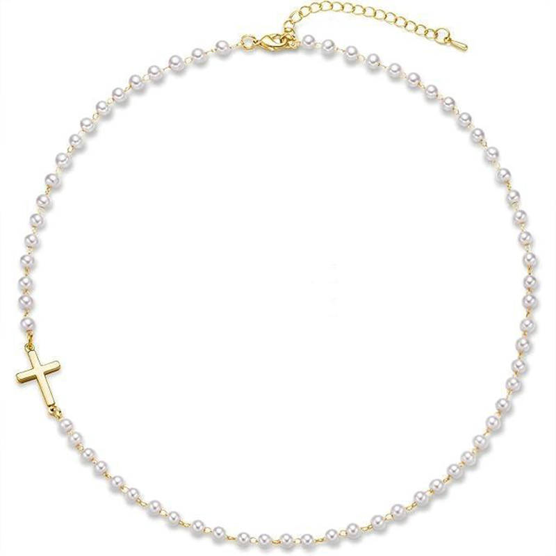 Cross Collarbone Necklace Gift