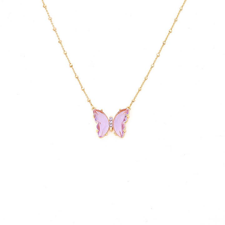 Purple Butterfly Zircon Jewelry