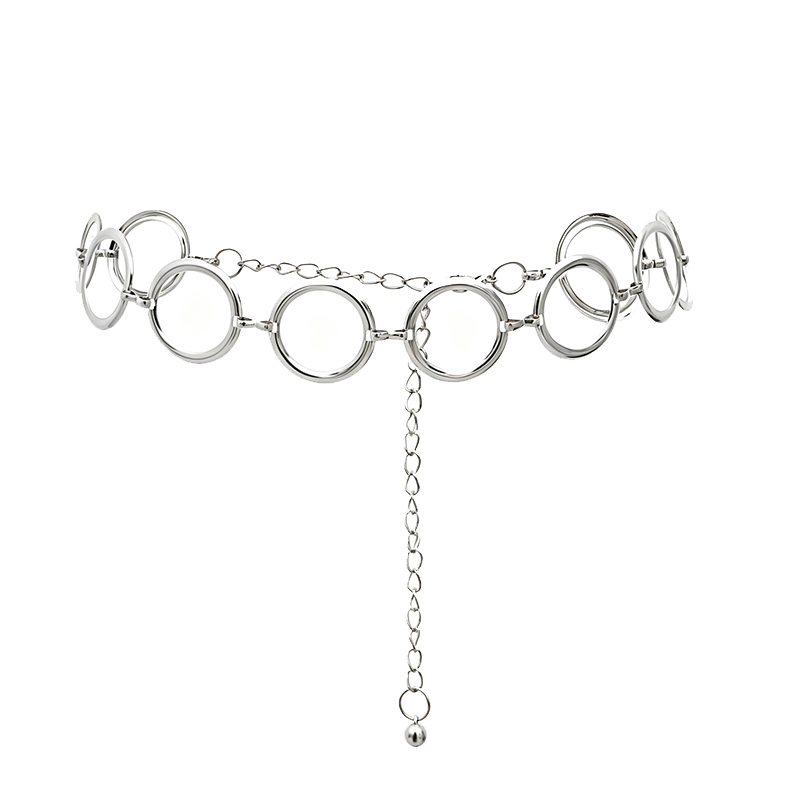 Oversized Circle Chain Belt
