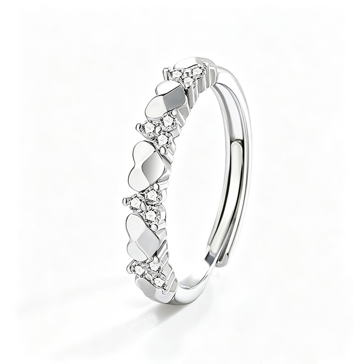 Sterling Silver Heart Ring for Everyday Wear