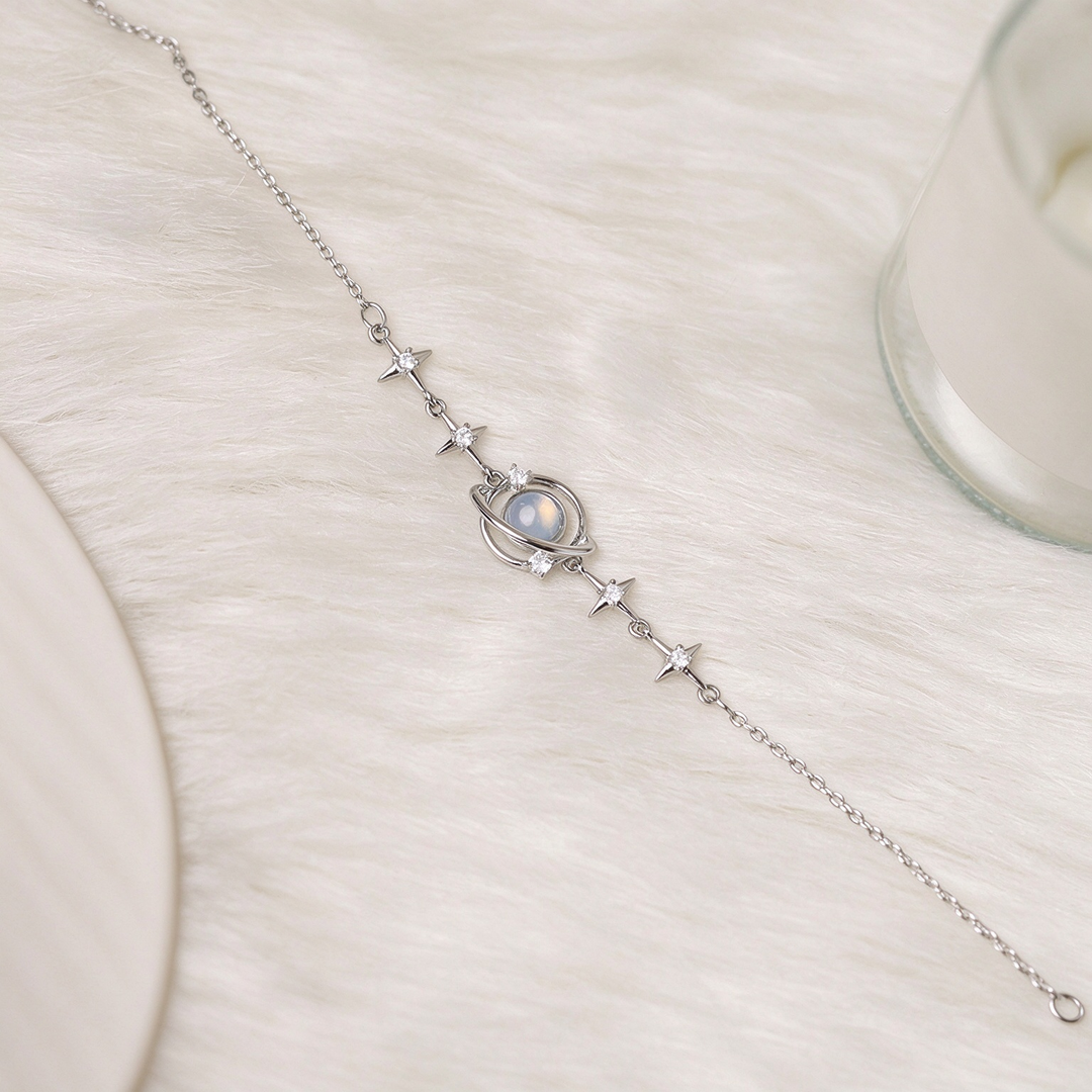 Celestial Planet Star Charm Bracelet