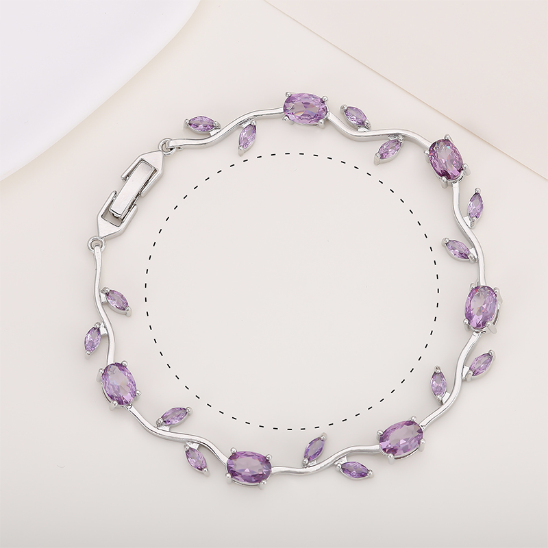 Luxury Zircon Gold-Plated Bracelet