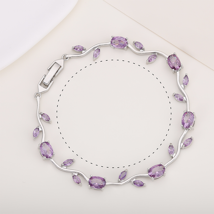 Luxury Zircon Gold-Plated Bracelet