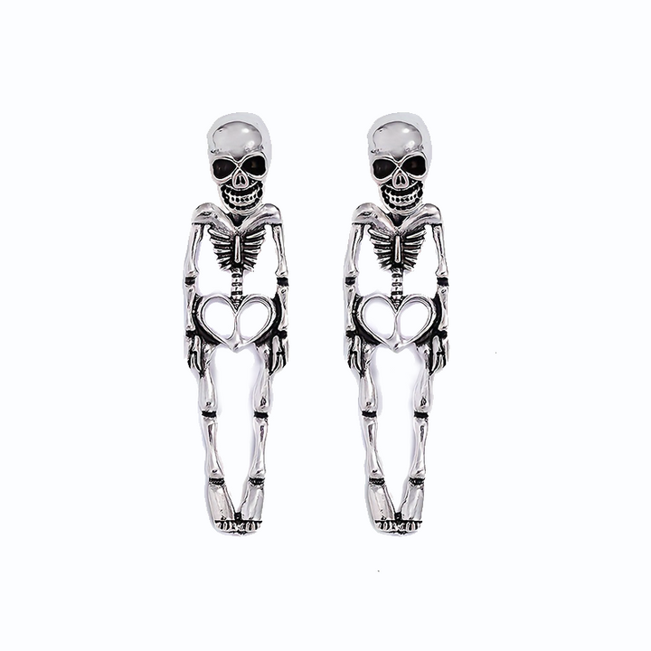Spooky Skeleton Dangle Earrings
