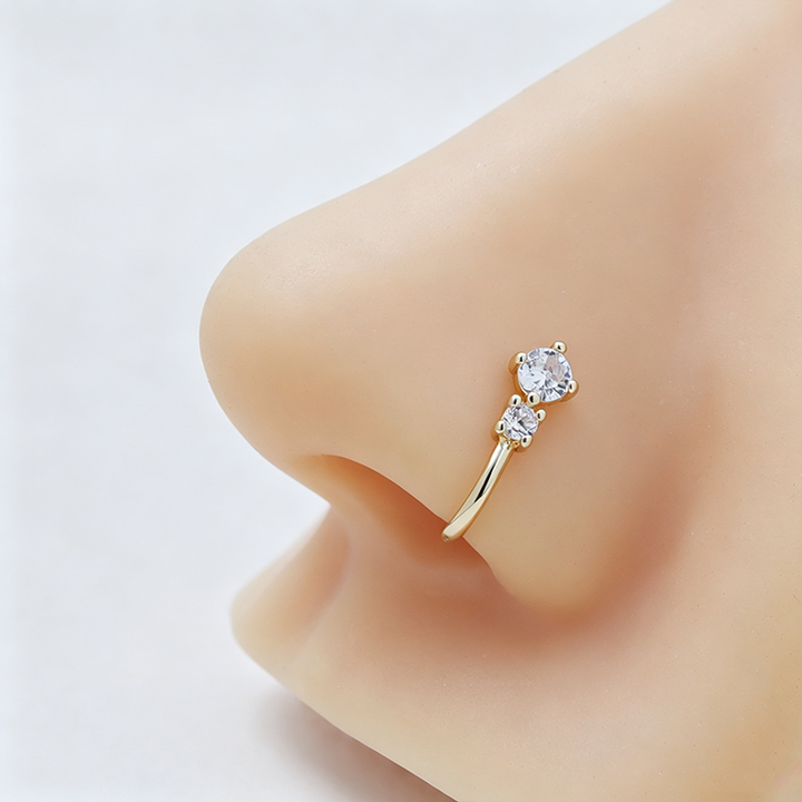 Three Piece U Nose Cuff Set Daily Wear