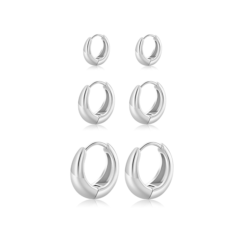 Chunky Teardrop Earring 3 Pack Daily Outfit