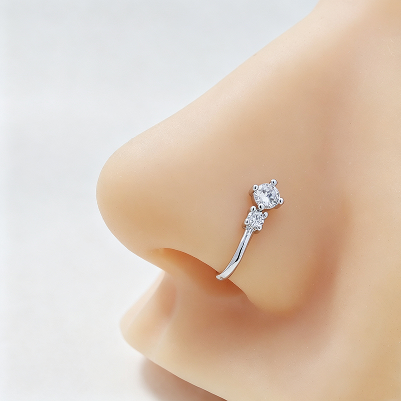Three Piece U Nose Cuff Set Daily Wear