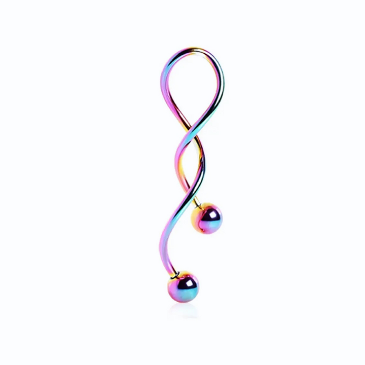 Spiral Twist Piercing Jewelry