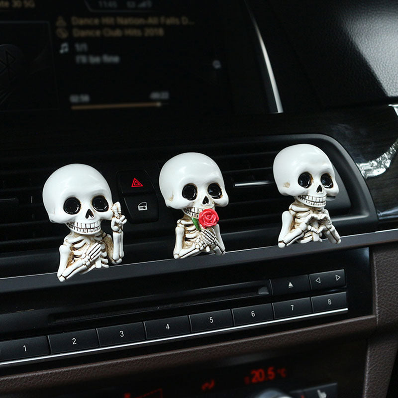 Halloween Skull Vent Clip
