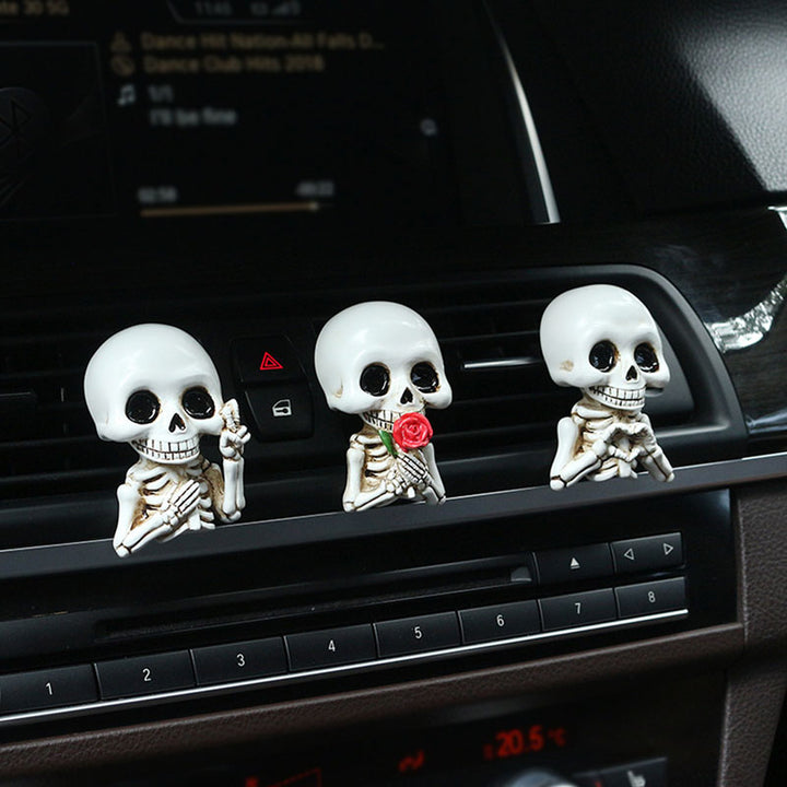 Halloween Skull Vent Clip