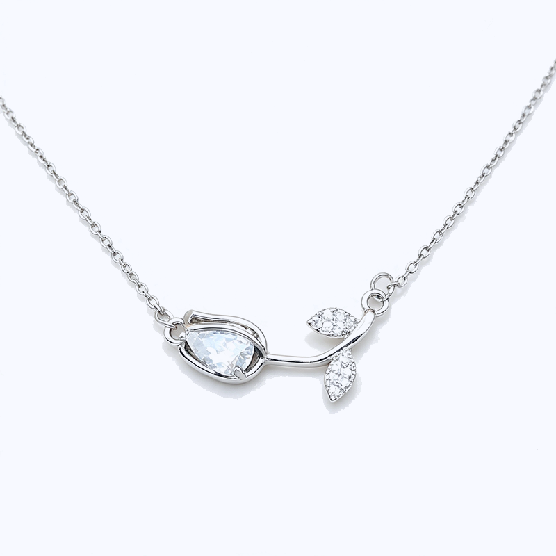 Tulip Necklace and Bracelet Set