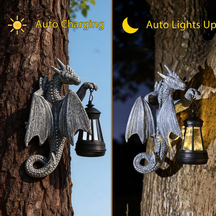 Solar Halloween Dinosaur Light