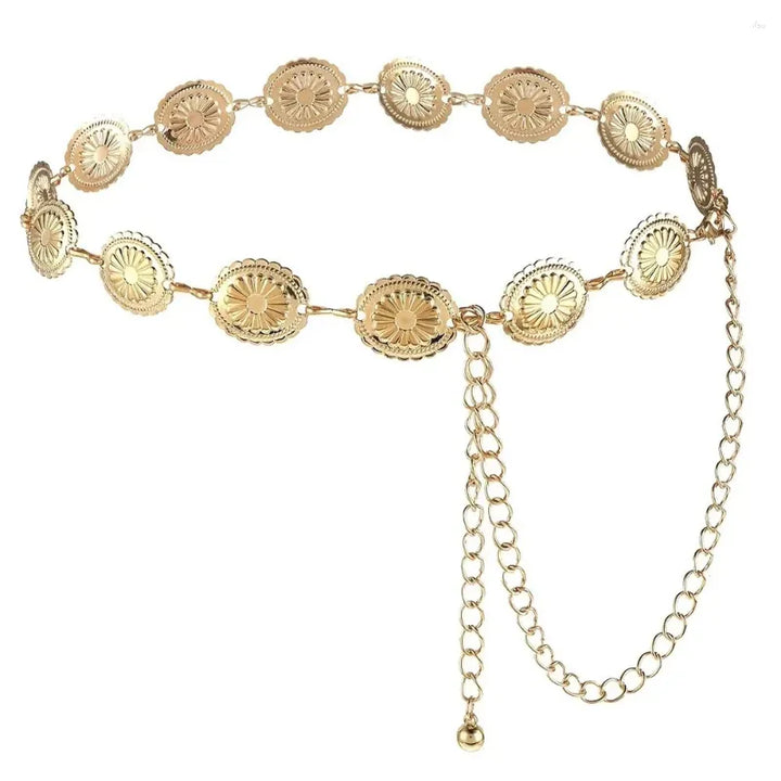 Dress Matching Floral Waist Chain