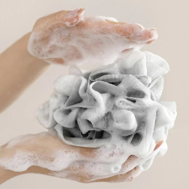 2-in-1 Shower Pouf with Soap Pocket –  Loofah for Rich Lather &amp; Easy Clean