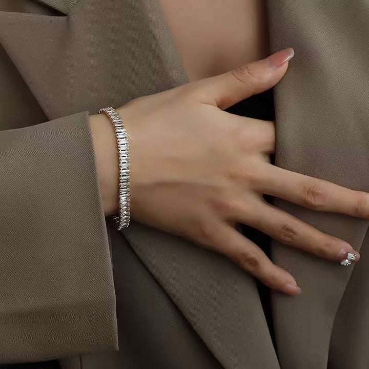 Baguette CZ Tennis Bracelet