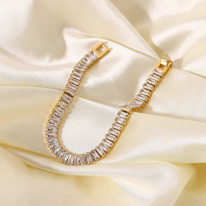 Baguette CZ Tennis Bracelet