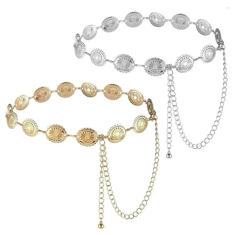 Dress Matching Floral Waist Chain